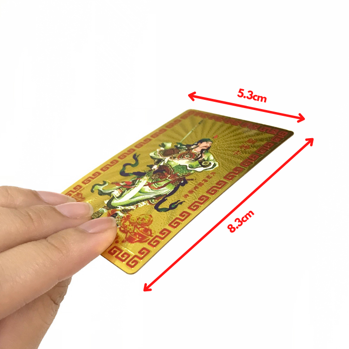 Thẻ Kim Bài Quan Vũ Quan Công